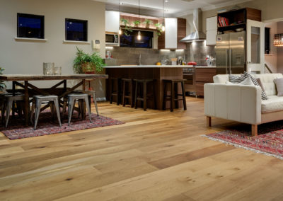 French Oak flooring - Double Smoked Living Area