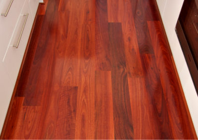 Australian Jarrah timber flooing in perth kitchen