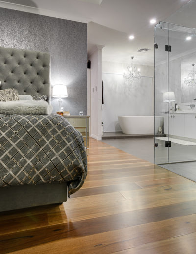 Spotted Gum Bedroom with Bathroom