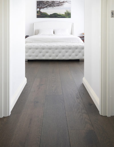 Oak timber flooring inside wardrobe of master bedroom