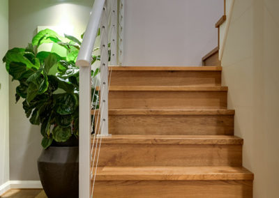 French Oak flooring staircase