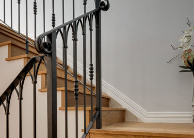 French Oak flooring staircase