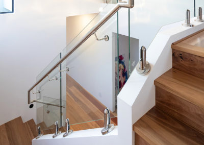 staircase with Blackbutt timber flooring staircase