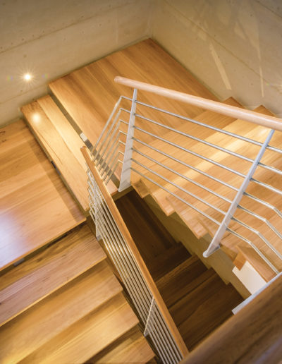 Blackbutt staircase landings