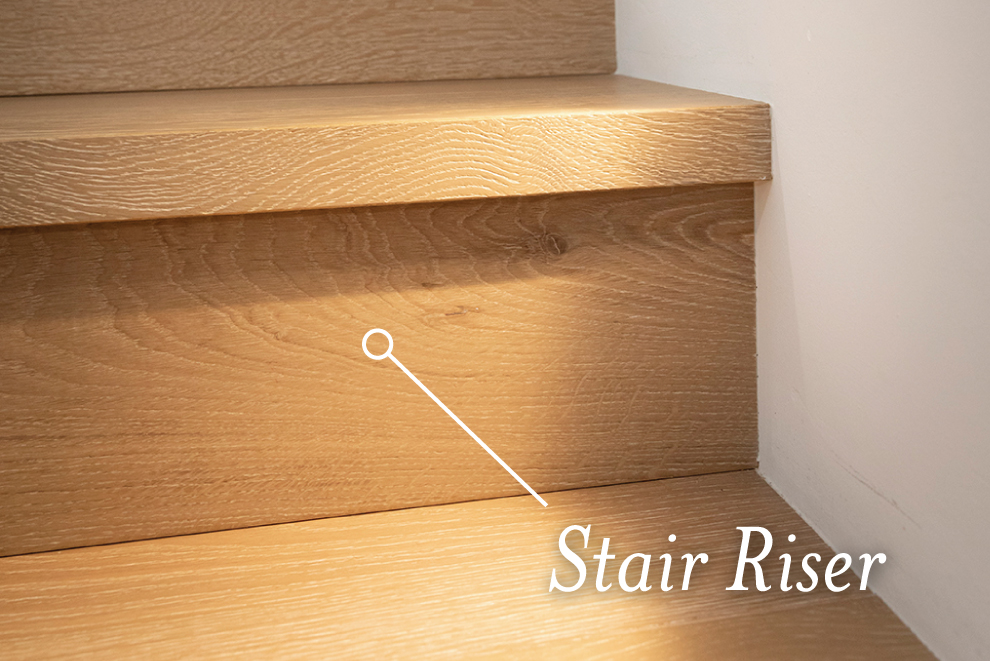 Timber Stair Riser