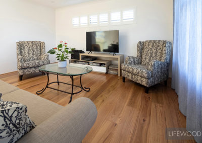 blackbutt timber floor living Perth