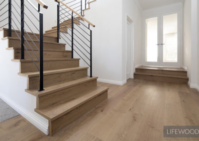 French Oak flooring staircase Perth