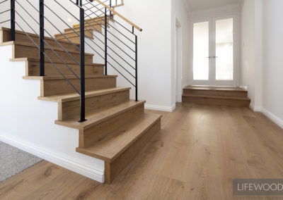 French Oak flooring staircase Perth