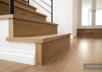 French Oak flooring steps Perth