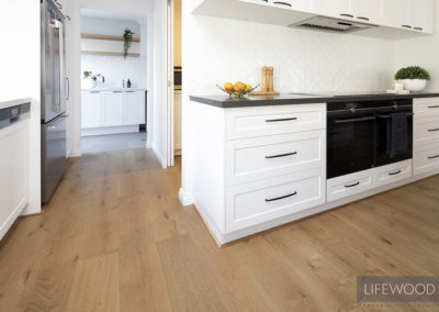 French Oak timber flooring kitchen