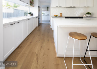 French Oak timber flooring kitchen