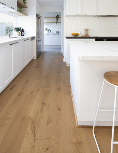 French Oak timber flooring kitchen