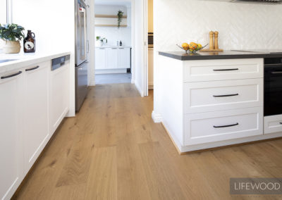 French Oak timber flooring kitchen