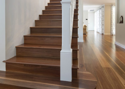 West Austrailan Spotted Gum Flooring Stairs