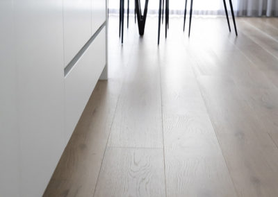 Limed Wash French Oak Flooring Kitchen