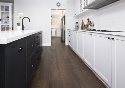 French Oak flooring in kitchen and passageway