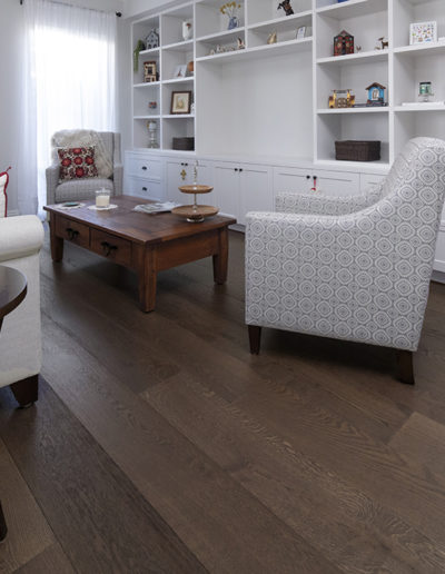 Shou Sugi Ban timber flooboard in living area