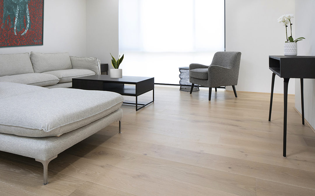 Coastal Style Design with Limed Wash Oak Flooring