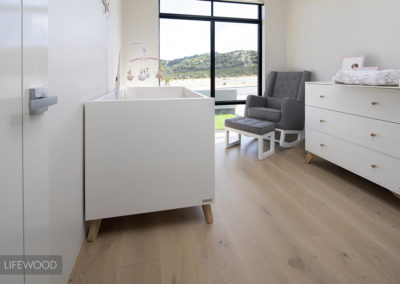 Limed Wash French Oak Floor Baby room