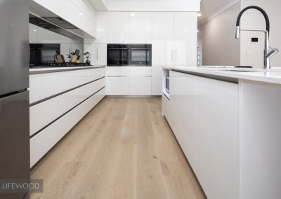 Limed Wash French Oak Flooring Burns Beach Kitchen 1