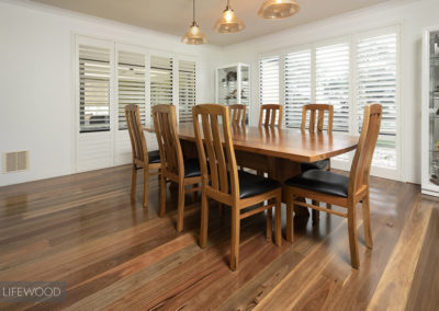 Spotted Gum Flooring Dining Room