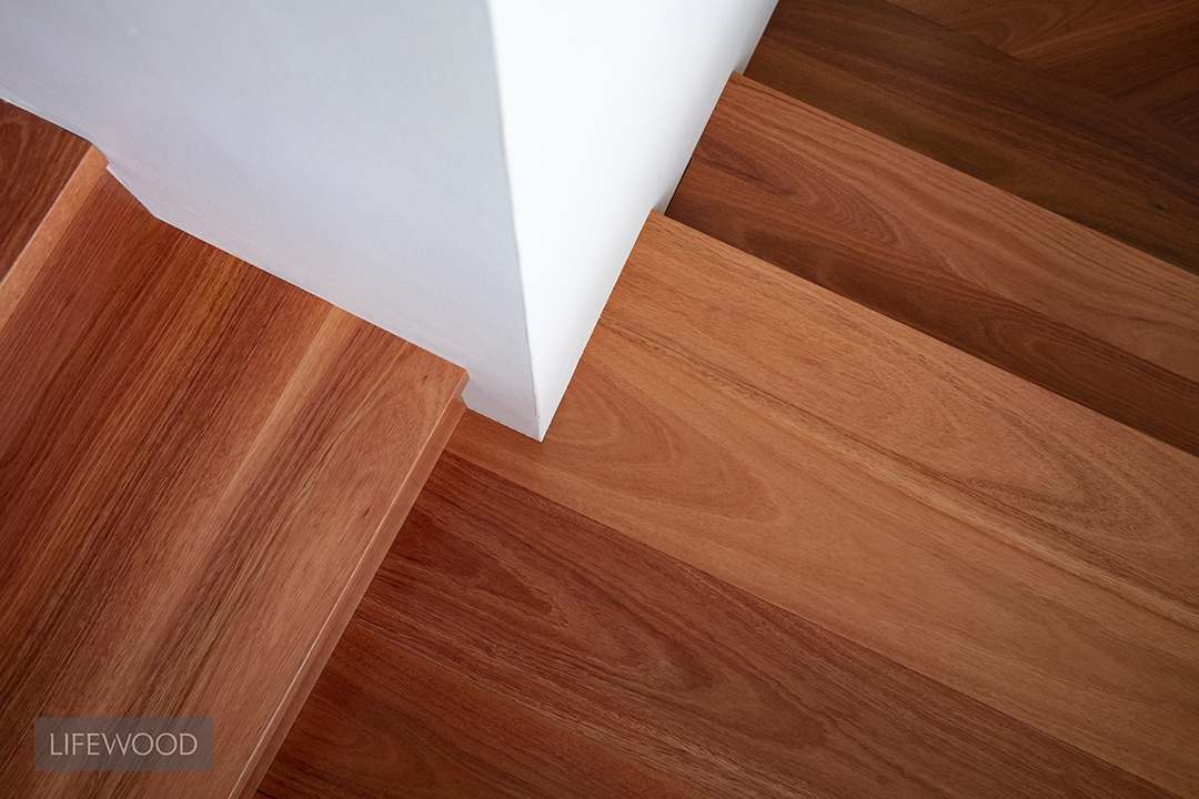 Marri timber flooring kitchen details