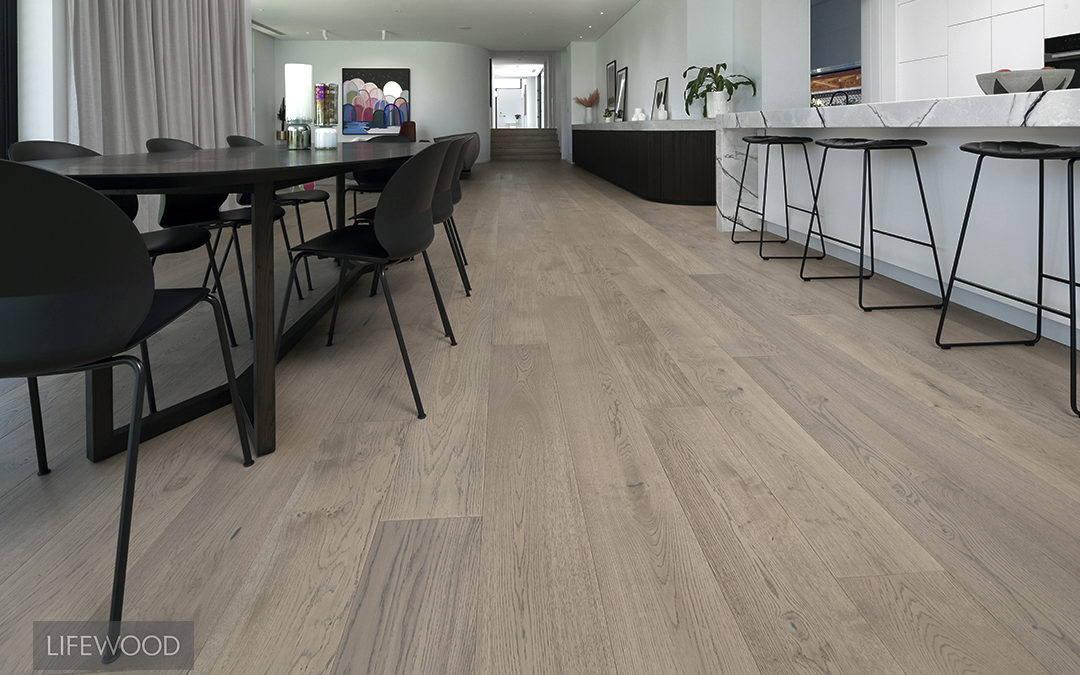 Driftwood French Oak Flooring in Luxury Home