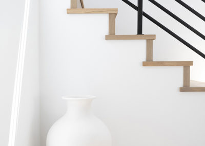 Limed Wash French Oak Floor stairs in DIY 4