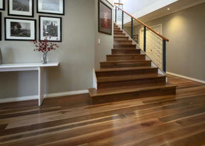 spotted gum wide floorboards
