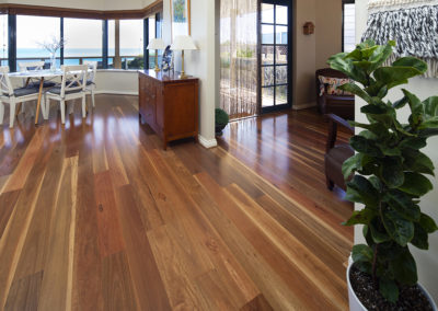 spotted gum flooring Lounge wide floorboards