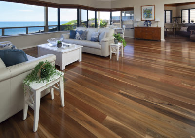 spotted gum flooring Lounge wide floorboards