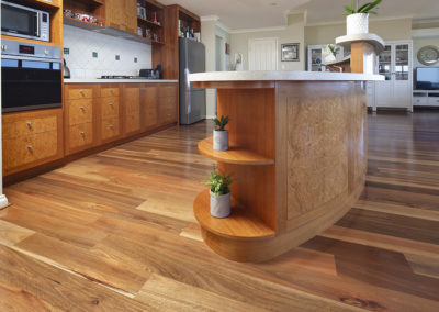 spotted gum flooring kitchen wide floorboards