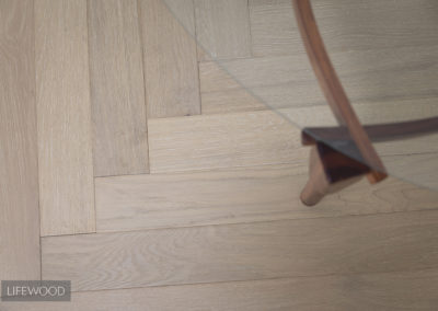 Herringbone flooring French Oak