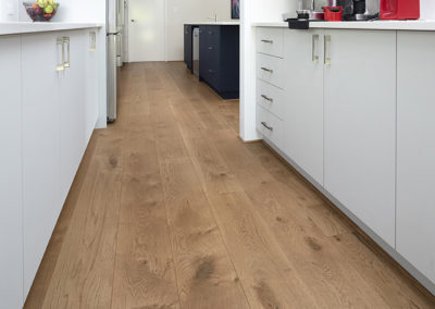 Smoked French Oak Flooring Kitchen