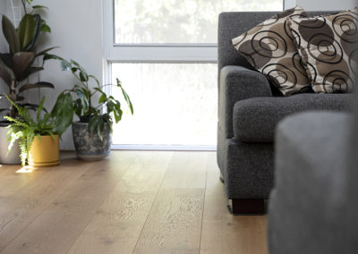 Smoked French Oak Flooring in Lounge