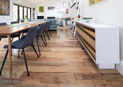 Marri hardwood timber flooring dining & kitchen