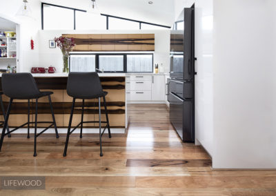 Marri hardwood timber flooring modern kitchen