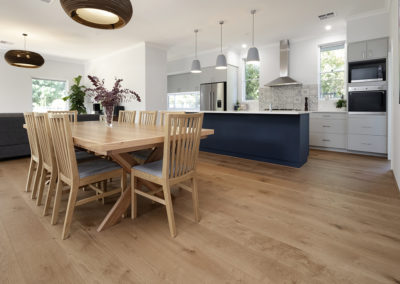 Smoked French Oak flooring Dinning Area