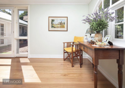 Blackbutt hardwood flooring Back Entry