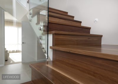 Spotted Gum Flooring Luxury Staircase