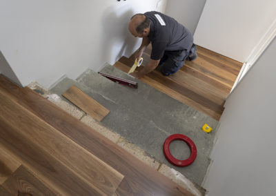 Crafted Timber Flooring Installation in Progress