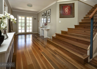 Spotted Gum Entry & Staircase