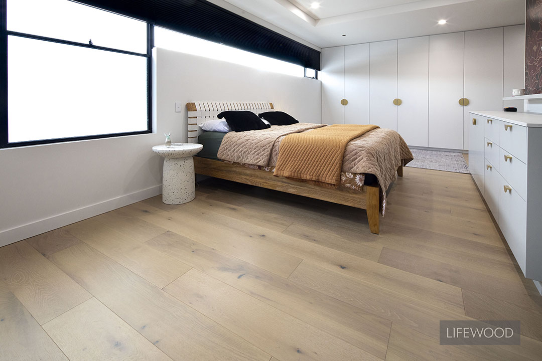 French Oak Floor Bedroom