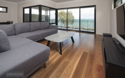 Create a feeling of warmth and luxury with Spotted Gum