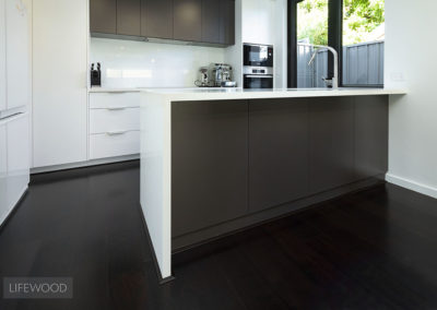 Black Jarrah Timber Flooring Kitchen