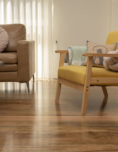 Marri timber flooring Living