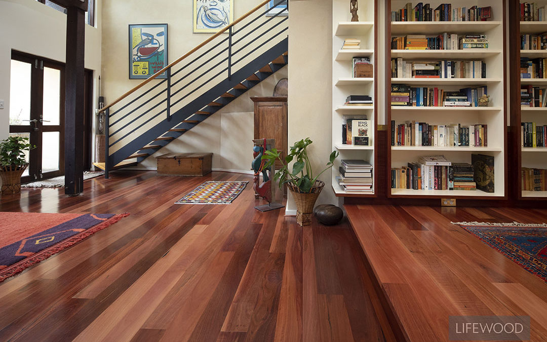 Add style and character with Jarrah timber flooring