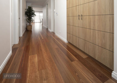 Spotted Gum Flooring Hallway