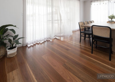 Spotted Gum Flooring Dining