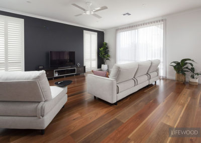 Spotted Gum Flooring Living Room